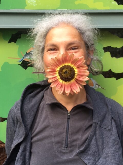 Claudia with Sunflower